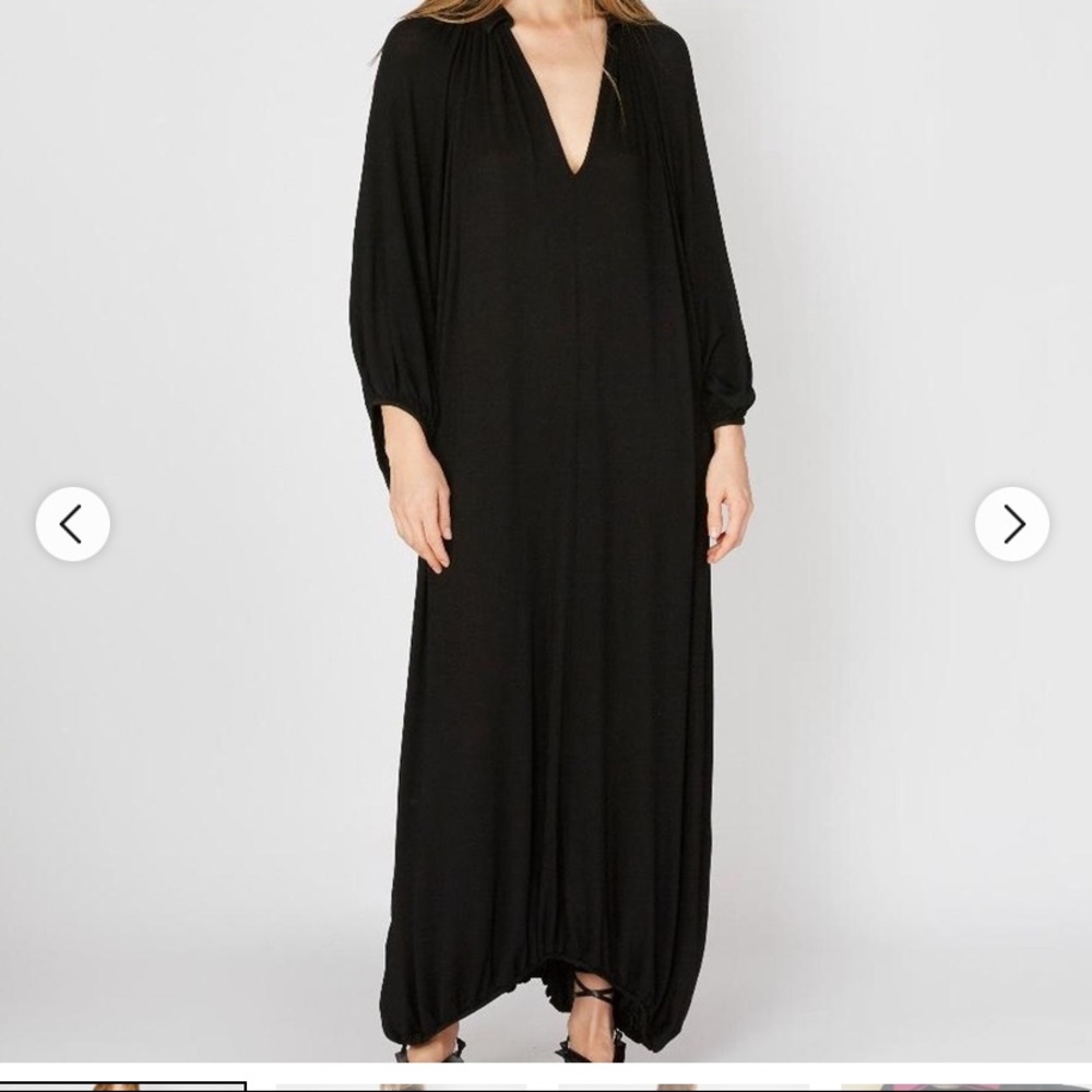 Toteme Paliano V-neck gathered dress